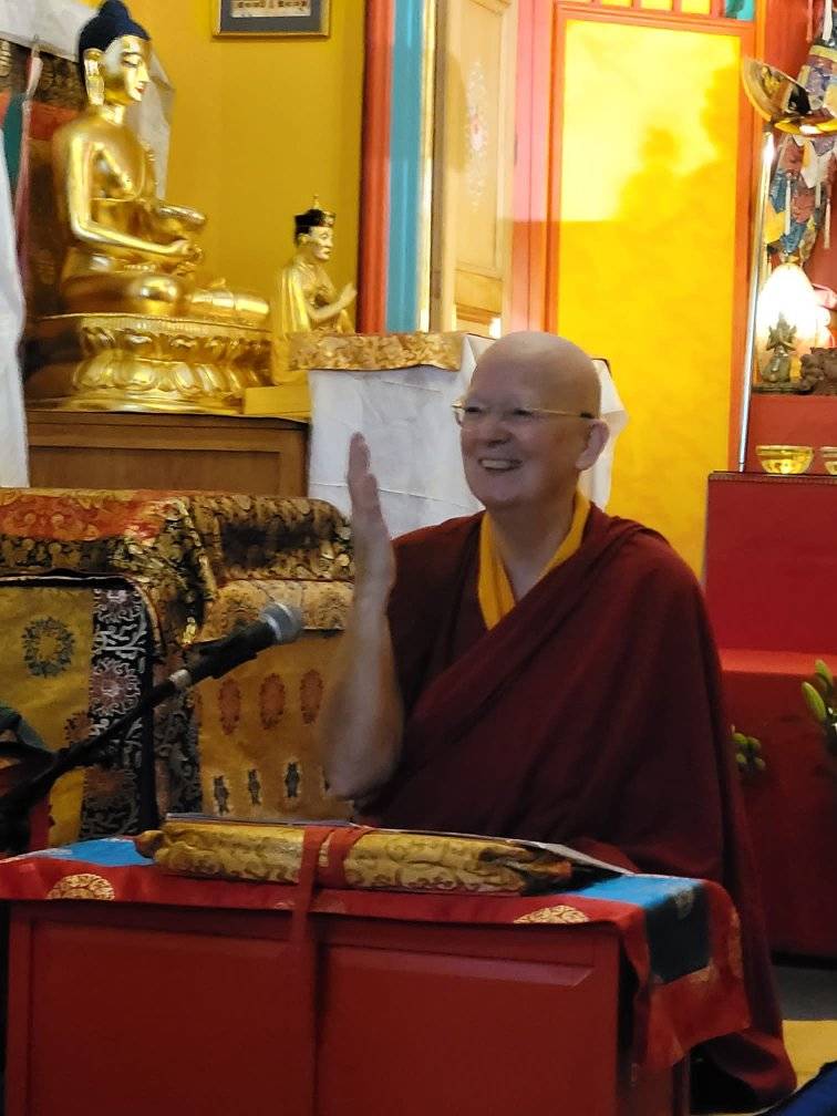 Lama Zangmo visits Kagyu Samye Dzong Dublin